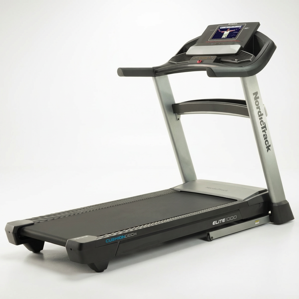 Elite 1000 Home Treadmill with 10" Smart HD Screen, Automatic Speed & Incline Control, Quiet Motor & Shock-Absorbing Running Surface - Yalz Store