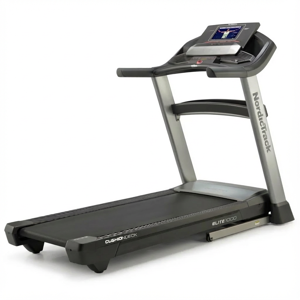 Elite 1000 Home Treadmill with 10" Smart HD Screen, Automatic Speed & Incline Control, Quiet Motor & Shock-Absorbing Running Surface - Yalz Store
