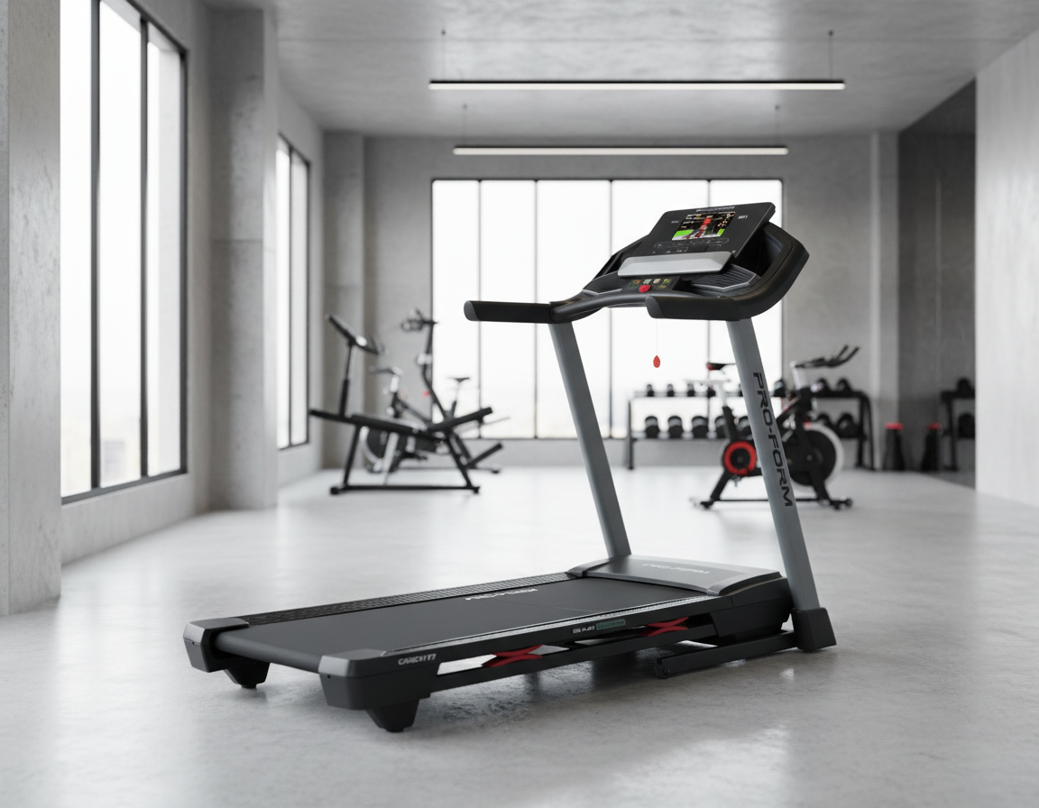 City T7 Folding Smart Treadmill with 7" HD Touchscreen, Auto Speed Controls, Quiet Motor & ProShox Cushioned Running Deck - Yalz Store