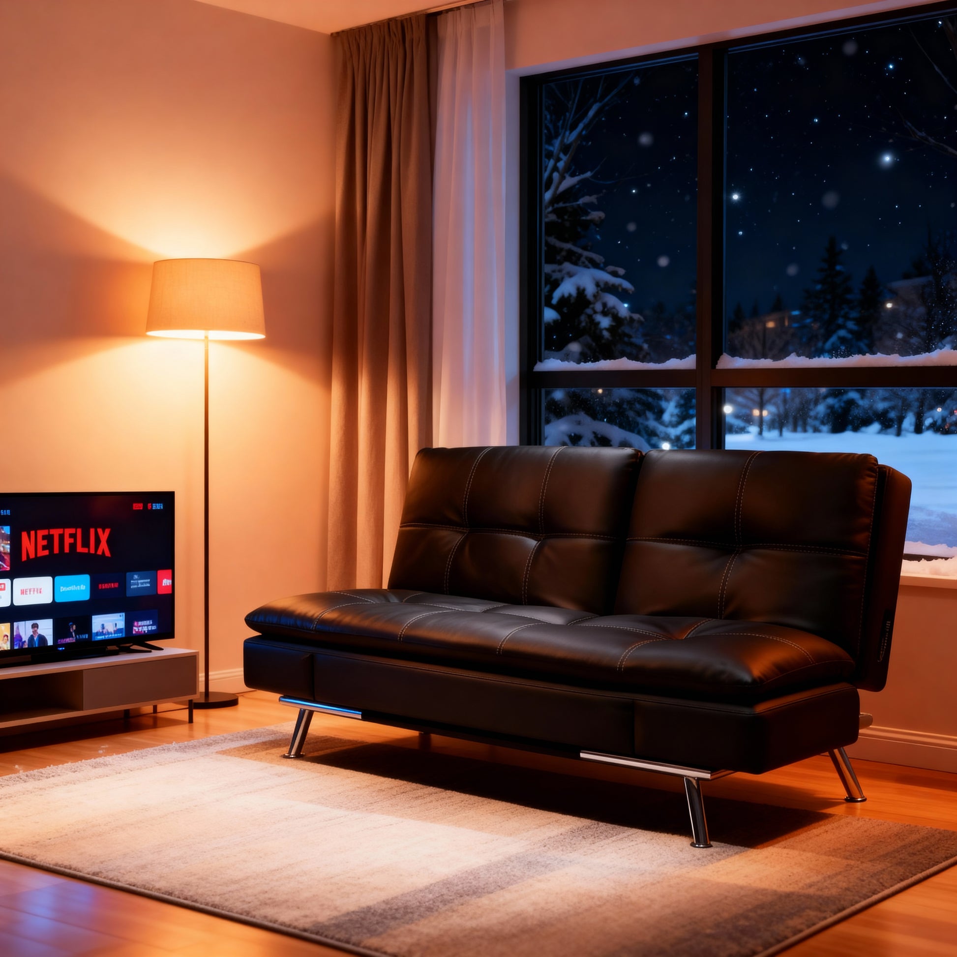 Ravenna Relax-A-Lounger Eurolounger – Adjustable Sofa & Bed with USB & Power Outlets - Yalz Store