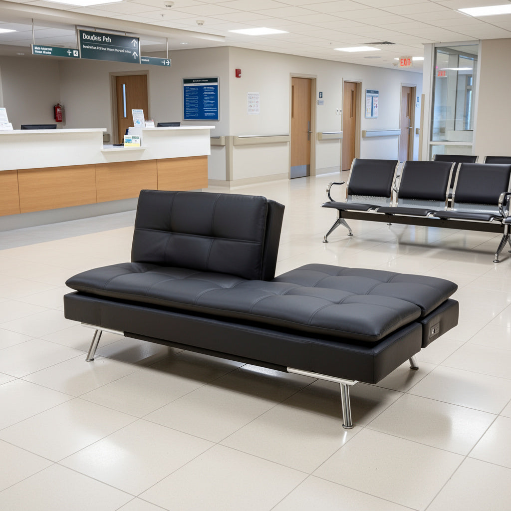 Ravenna Relax-A-Lounger Eurolounger – Adjustable Sofa & Bed with USB & Power Outlets - Yalz Store