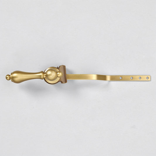Kingston Brass KTAL37 Restoration Toilet Tank Lever (Front Mount), Brushed Brass 8.69 x 3.13 x 0.75 - Yalz Store