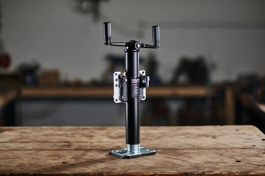 Nilight Trailer Jack 2000LBS Heavy Duty Swivel Bolt-On Trailer Jack 10 Inch Vertical Travel Alloy Steel Utility Trailers Tongue Jack Stand for RV Boat Horse Trailers Camper Utility Yacht Matt Black - Yalz Store