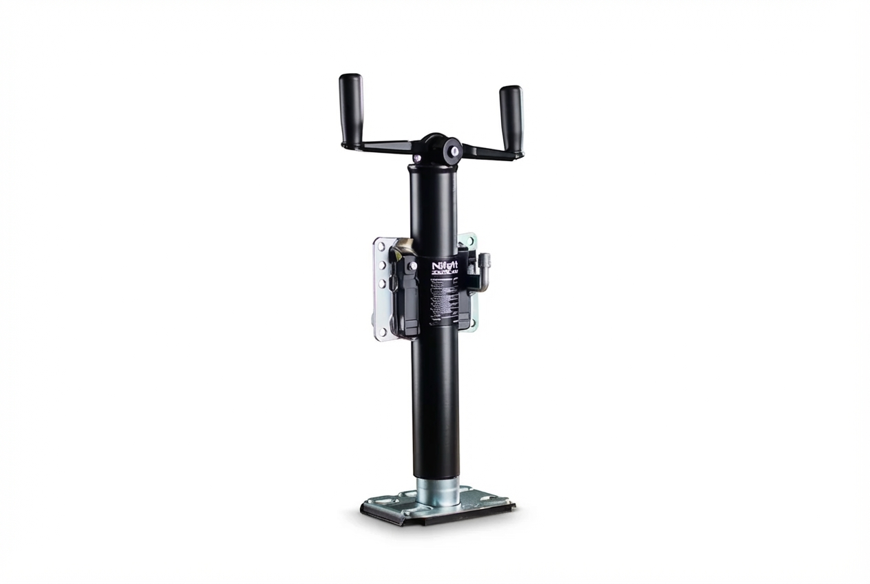 Nilight Trailer Jack 2000LBS Heavy Duty Swivel Bolt-On Trailer Jack 10 Inch Vertical Travel Alloy Steel Utility Trailers Tongue Jack Stand for RV Boat Horse Trailers Camper Utility Yacht Matt Black - Yalz Store