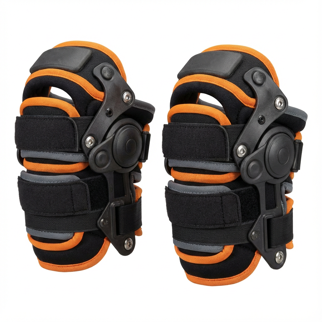 Klein Tools 60491 Hinged Knee Pads, Heavy Duty Gel Foam Protective Knee Pads with Quick-Fasten Buckle and Thigh Strap, Black - Yalz Store