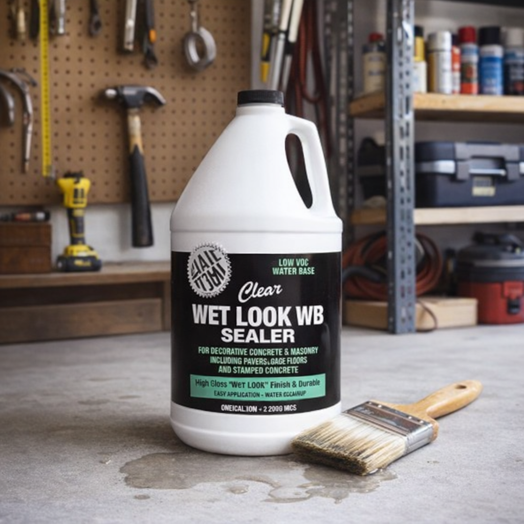 Glaze 'N Seal - 173 Clear"Wet Look" WB Sealer Gallon, 1 GALLON, Clear - Yalz Store