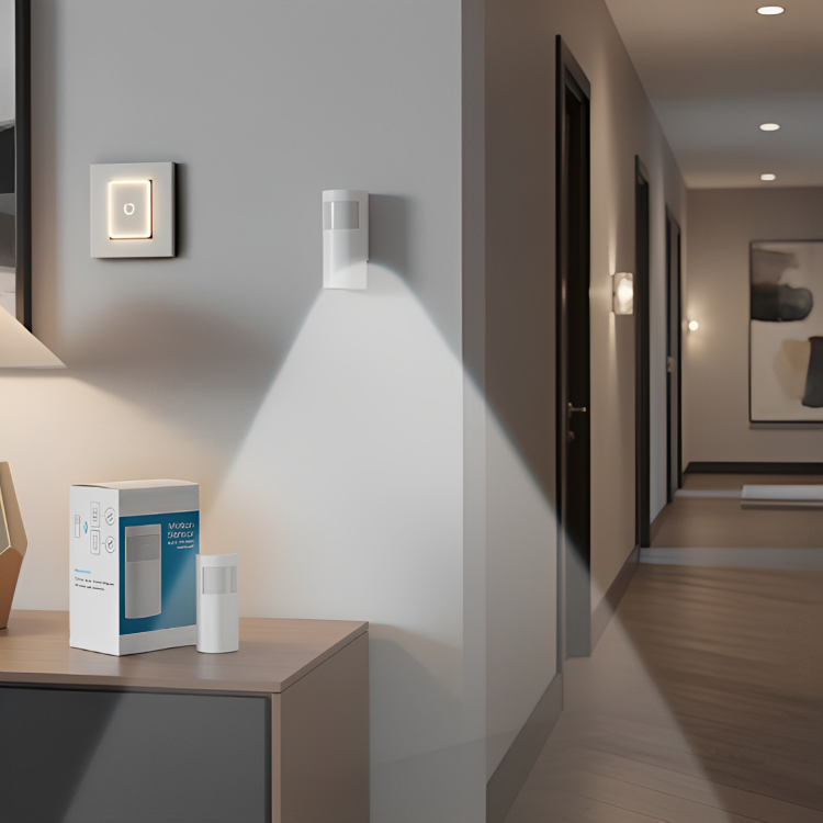 Lutron Caseta Smart Lighting Auto On and Off Motion Sensor, For Dimmers, Switches, and Fans Controls, No Wires Required, PD-OSENS-WH, White