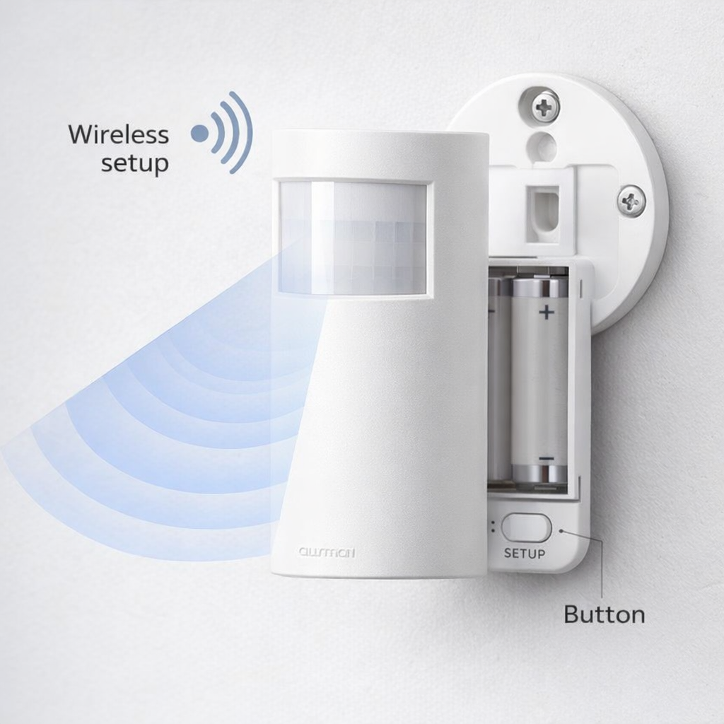 Lutron Caseta Smart Lighting Auto On and Off Motion Sensor, For Dimmers, Switches, and Fans Controls, No Wires Required, PD-OSENS-WH, White - Yalz Store