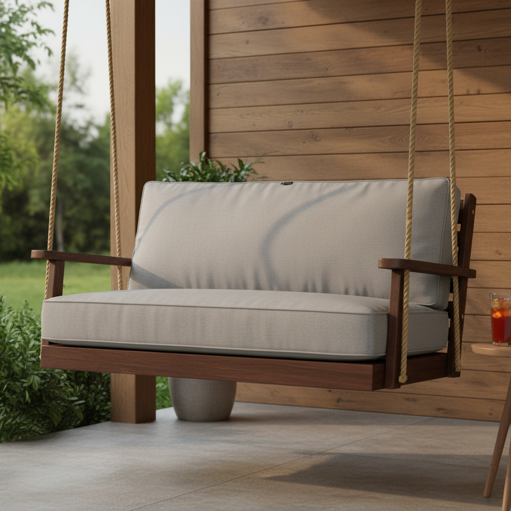 Classic Accessories Montlake Water-Resistant 48 x 18 x 3 Inch Outdoor Bench/Settee Cushion Slip Cover, Patio Furniture Swing Cushion Cover, Heather Grey, Patio Furniture Cushion Covers - Yalz Store