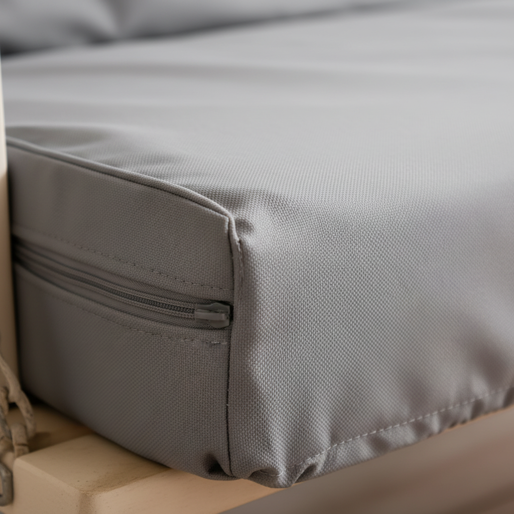 Classic Accessories Montlake Water-Resistant 48 x 18 x 3 Inch Outdoor Bench/Settee Cushion Slip Cover, Patio Furniture Swing Cushion Cover, Heather Grey, Patio Furniture Cushion Covers - Yalz Store