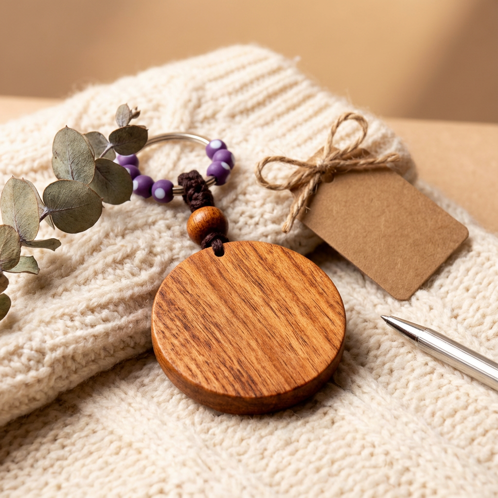 Billiard Charms for Bogg Bag, 2 Pcs Wooden Beads Sport Charms with Blank Wooden Keychain, Decorative Accessories Compatible with Beach Bag, Rubber Tote, Backpack - Yalz Store