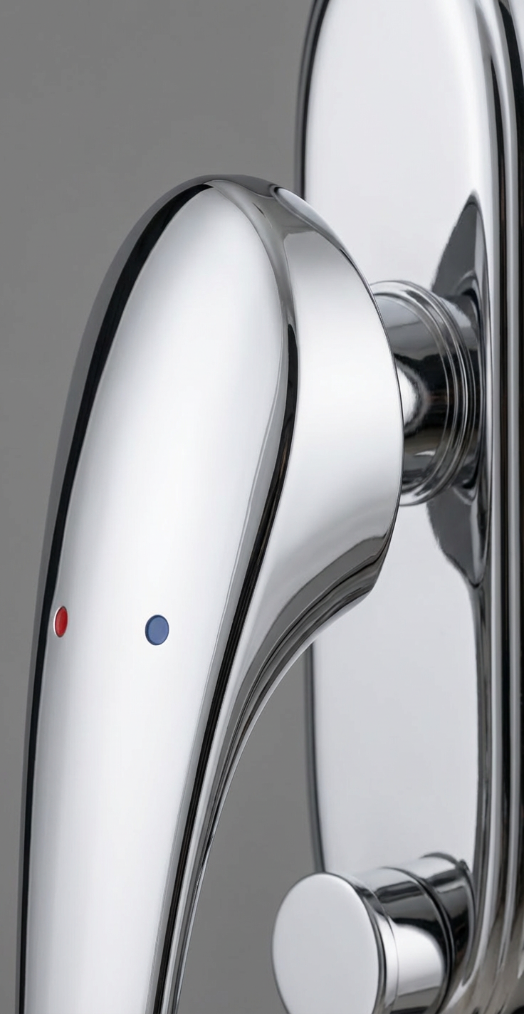 Symmons KN-3RB Symmetrix Solid Handle in Polished Chrome - Yalz Store