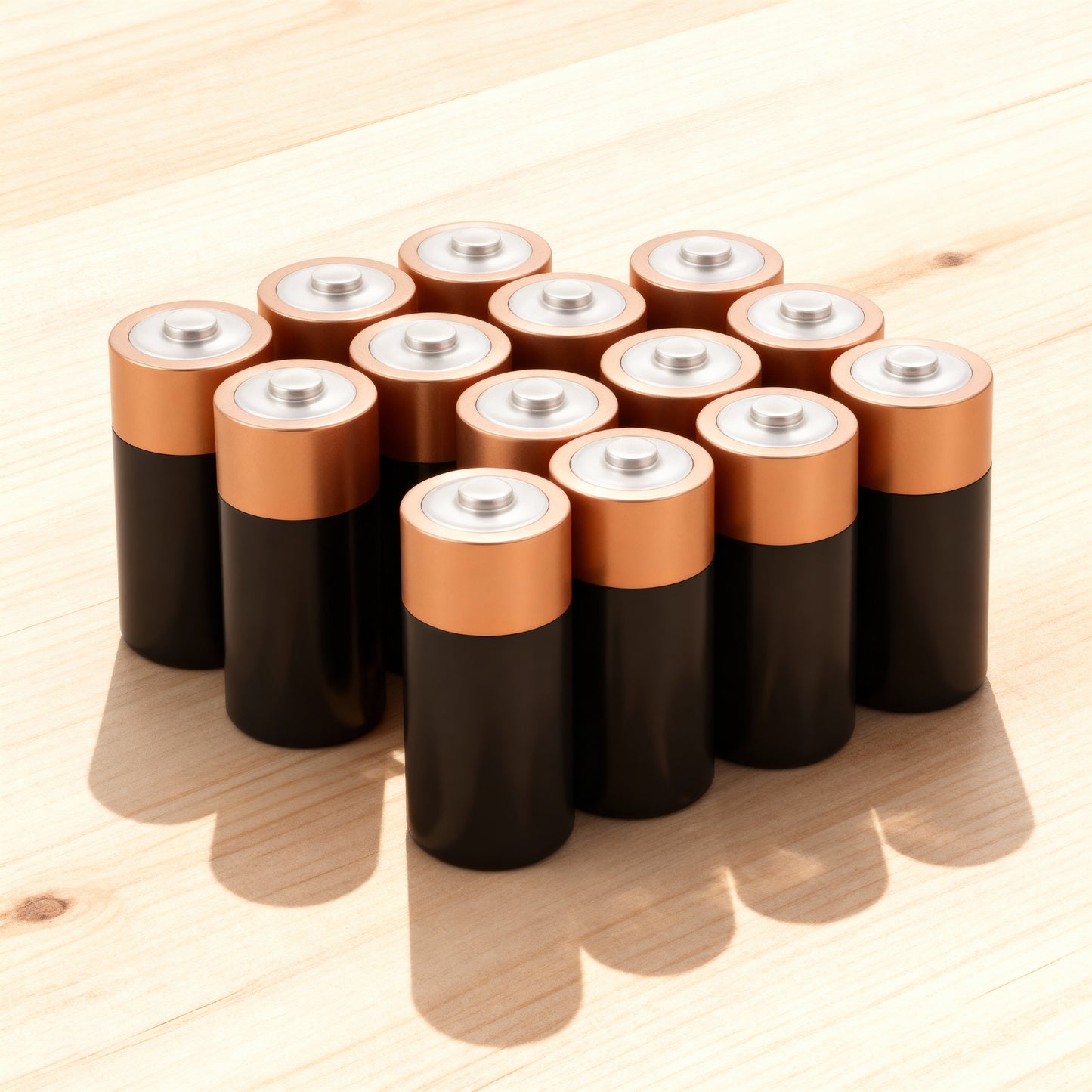 Duracell PGD MN1300 Coppertop Battery, Alkaline, D Size (Pack of 12) - Yalz Store