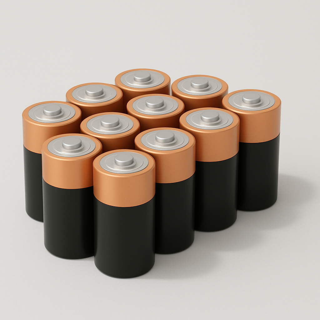 Duracell PGD MN1300 Coppertop Battery, Alkaline, D Size (Pack of 12) - Yalz Store