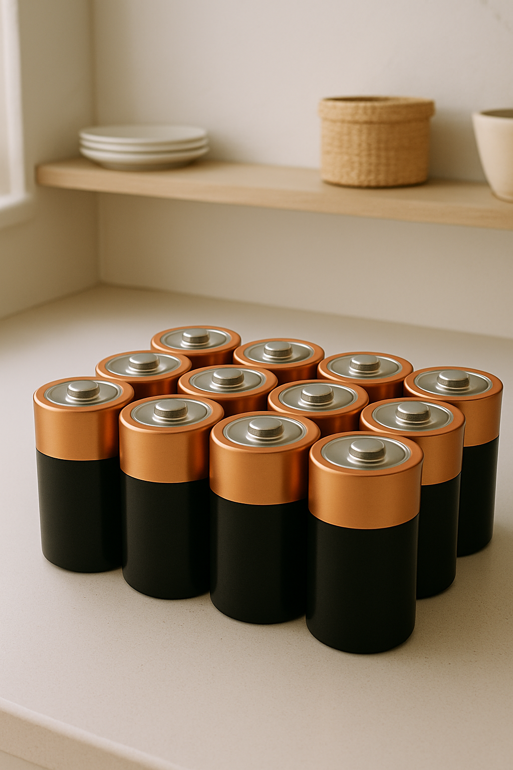 Duracell PGD MN1300 Coppertop Battery, Alkaline, D Size (Pack of 12) - Yalz Store