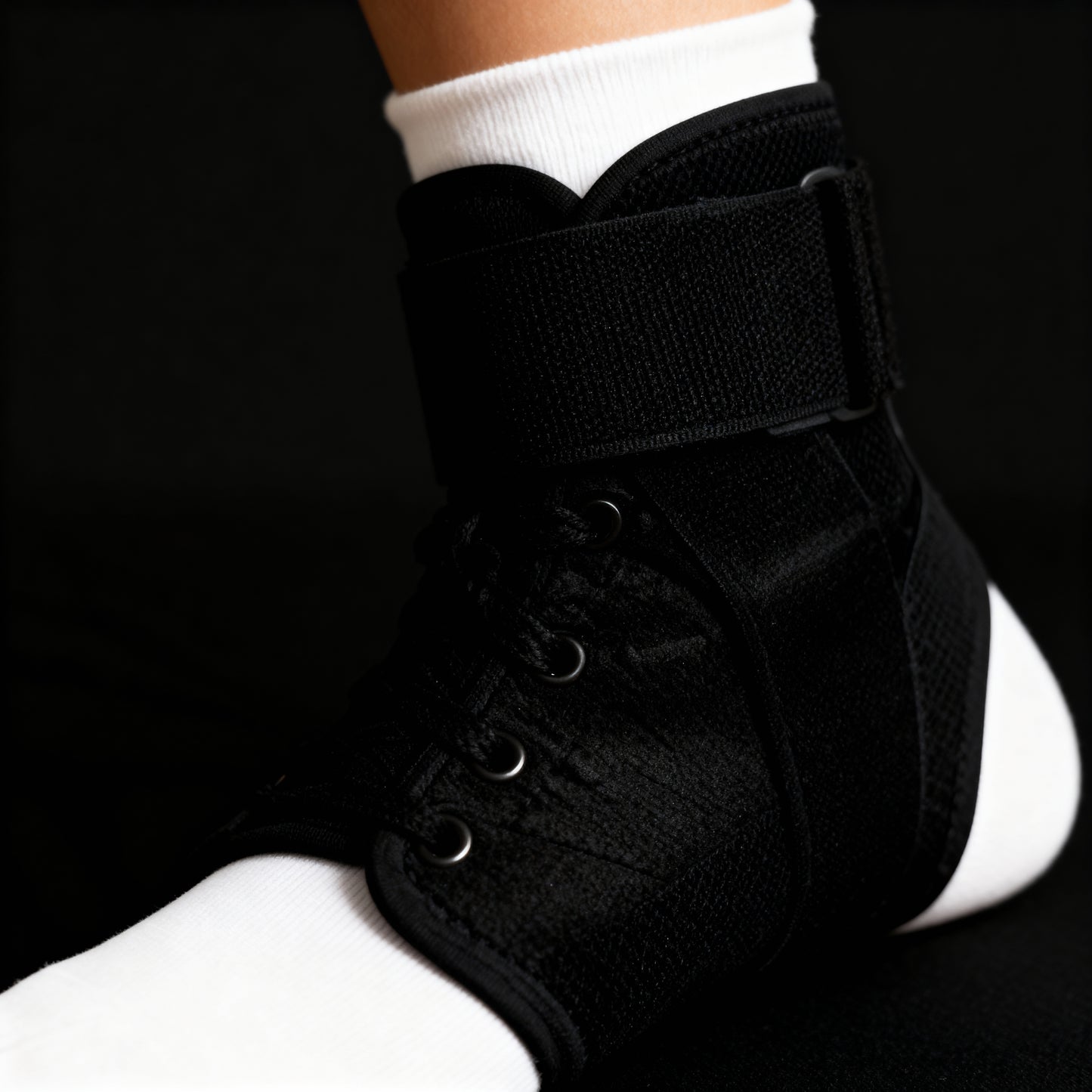 Ankle Stabilizer Brace Support, Large Size, Black - Yalz Store