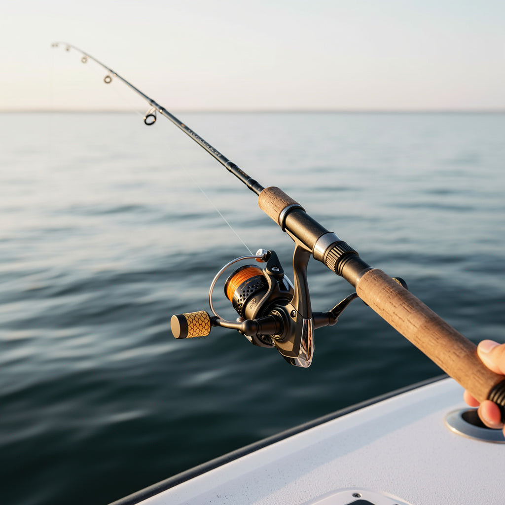 Custom Handle Knob for Baitcast and Spinning Reels, Black Aluminum, 1-Pack - Yalz Store