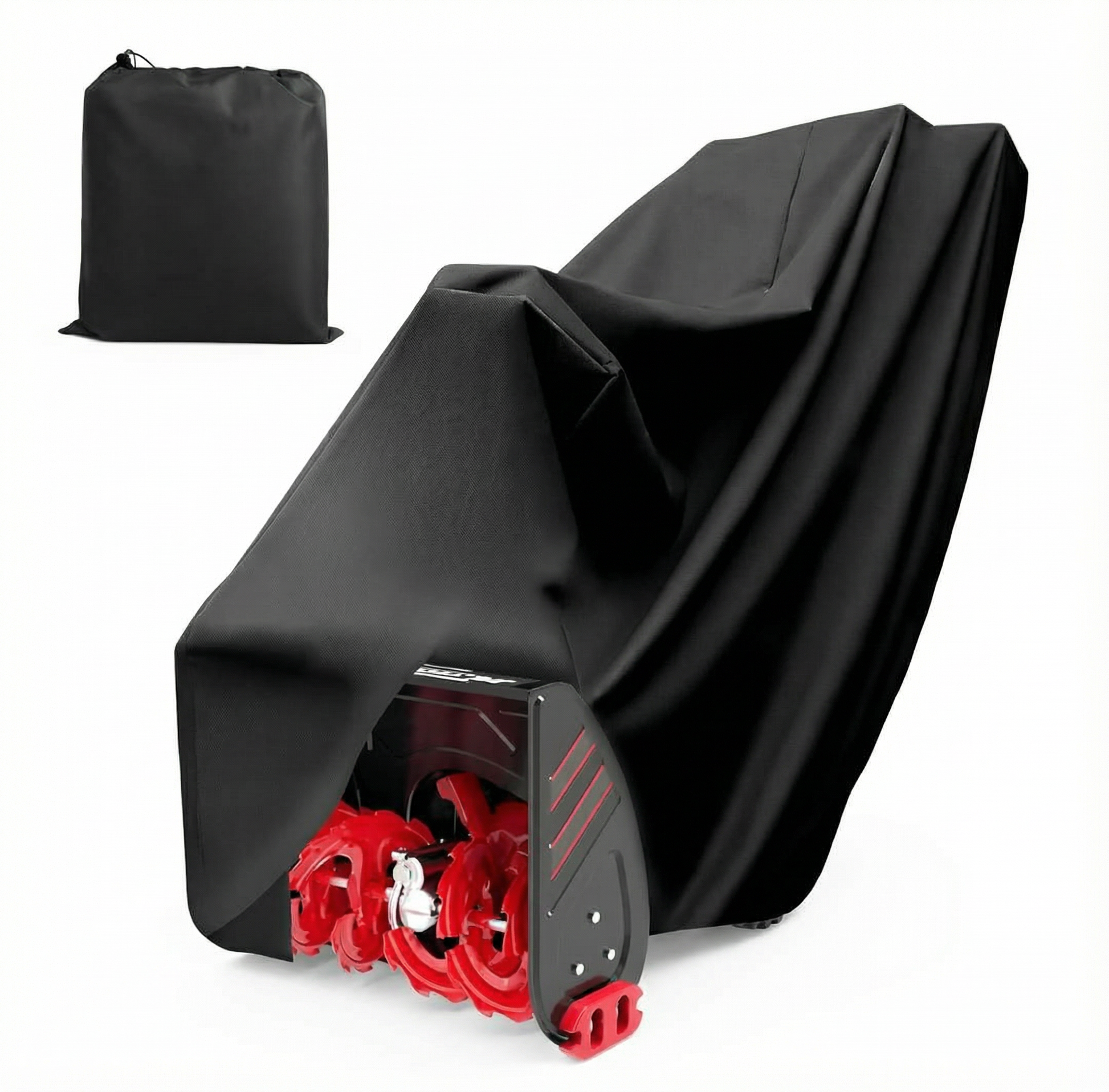 HAIGE Snow Blower Cover, Heavy-Duty 600D Waterproof Outdoor Snow Thrower Protection for 1-Stage/2-Stage Machines - Yalz Store