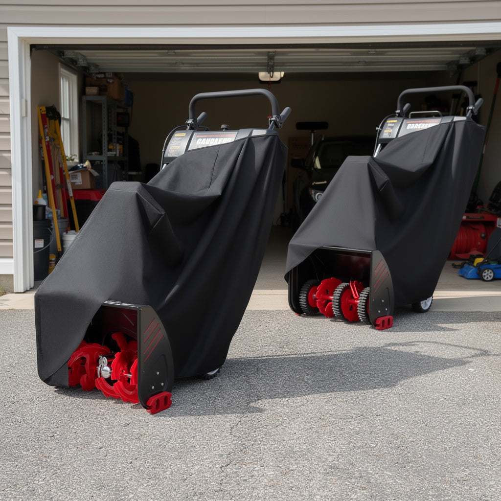 HAIGE Snow Blower Cover, Heavy-Duty 600D Waterproof Outdoor Snow Thrower Protection for 1-Stage/2-Stage Machines - Yalz Store