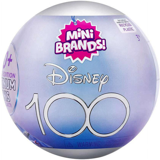 (3 pack) 5 Surprise Mini Brands! Disney 100 Platinum Mystery Pack (Limited Edition)