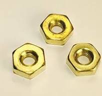 100-Pack Brass Machine Nuts - 6-32 Size Premium Fasteners