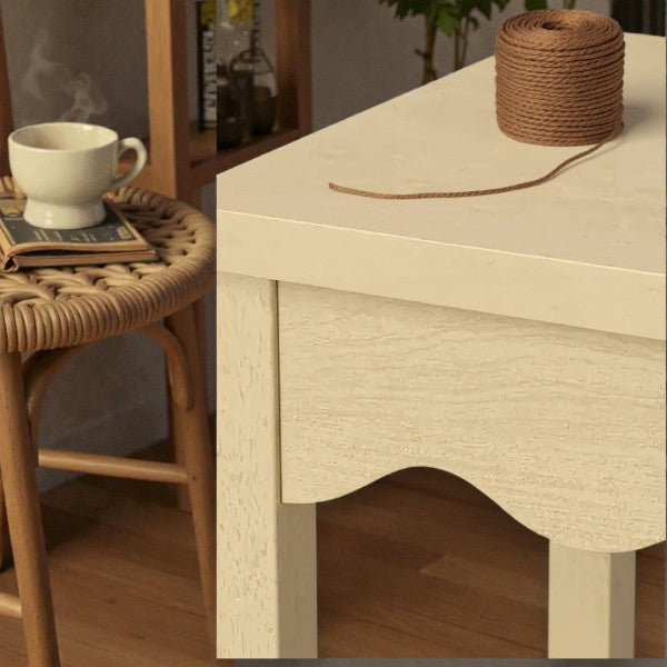Wavy Accent Table Natural - Room Essentials - Yalz Store