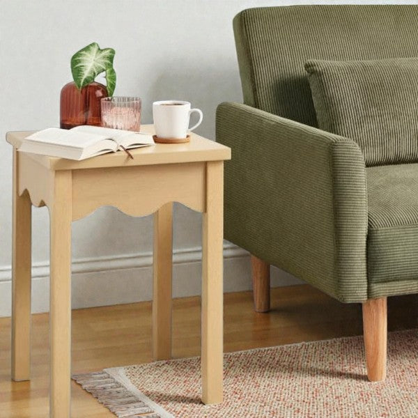 Wavy Accent Table Natural - Room Essentials - Yalz Store