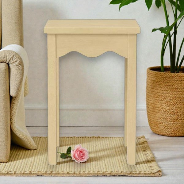 Wavy Accent Table Natural - Room Essentials - Yalz Store