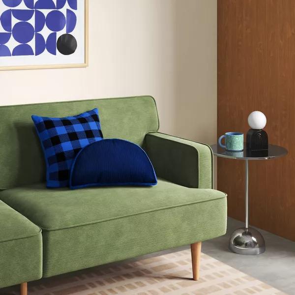 Optimistic Pedestal Metal Accent Table Chrome - Room Essentials