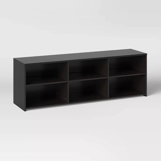 Dorm Storage TV Stand for TVs up to 70" Black - Room Essentials