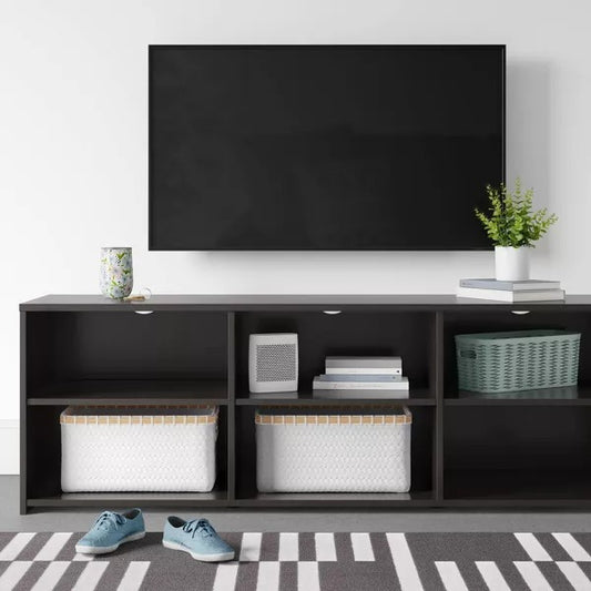 Dorm Storage TV Stand for TVs up to 70" Black - Room Essentials