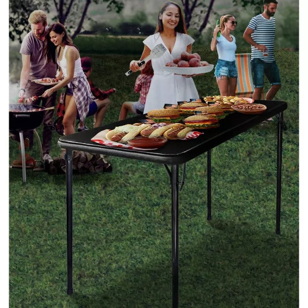 Peakform 20"x48" Folding Table  Black