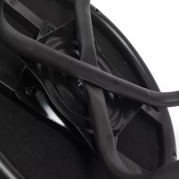 Karson Adjustable Height X Barstool Light Bronze - Holli Furniture: Swivel, Upholstered, Metal Frame