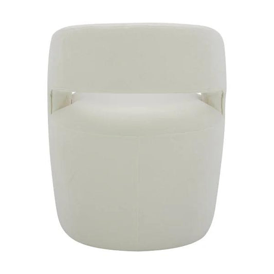 ALIVIA WHITE DIN CHAIR - Yalz Store