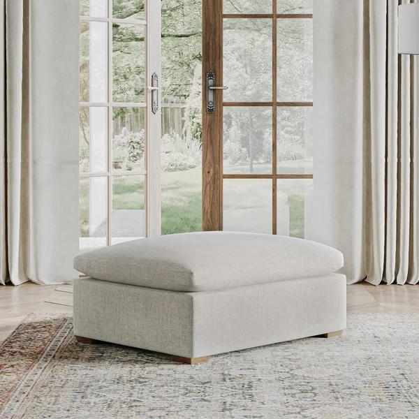 LOWELL FABRIC OTTOMAN