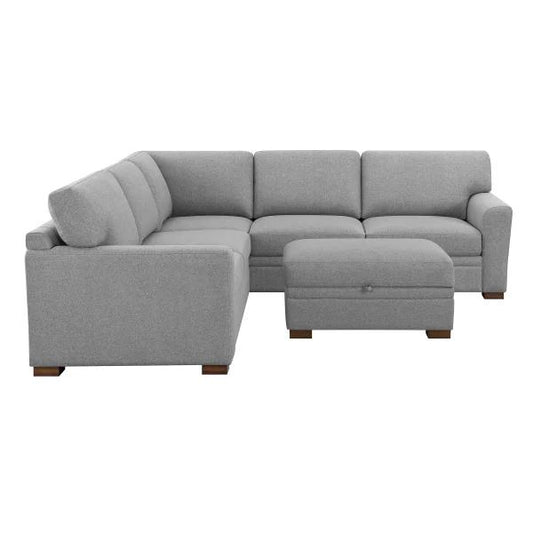 Langdon Fabric Sectional – L-Shaped Modular Sofa with Hidden Storage & Plush Seating - Yalz Store