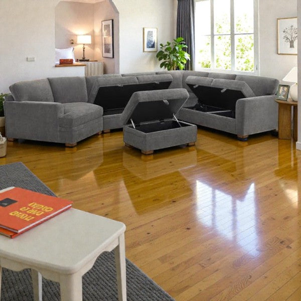 MERRAN FABRIC SECTIONAL - Yalz Store