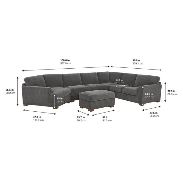 MERRAN FABRIC SECTIONAL