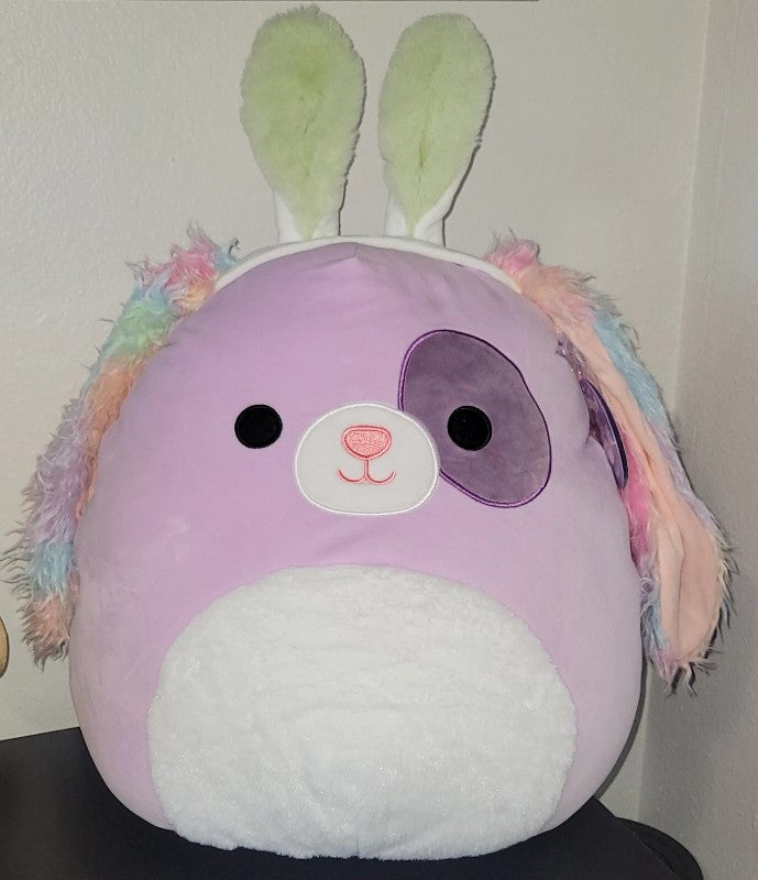Squishmallow 13" Barb Puppy Dog Rainbow3