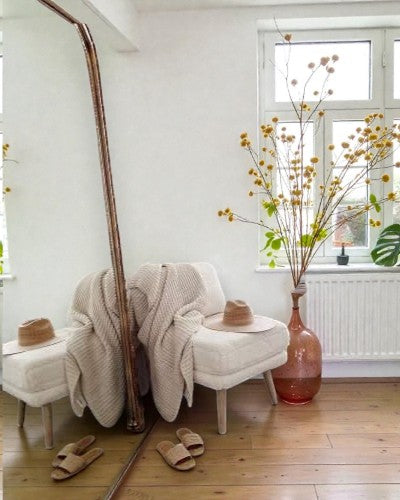 Harper Faux Fur Slipper Chair - Yalz Store