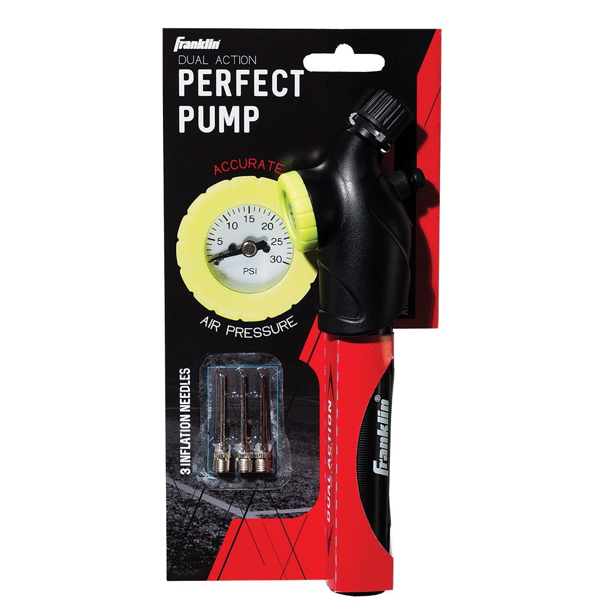 Ball Pump with Pressure Gauge – Manual PSI Air Pump for Sports Balls - Yalz Store