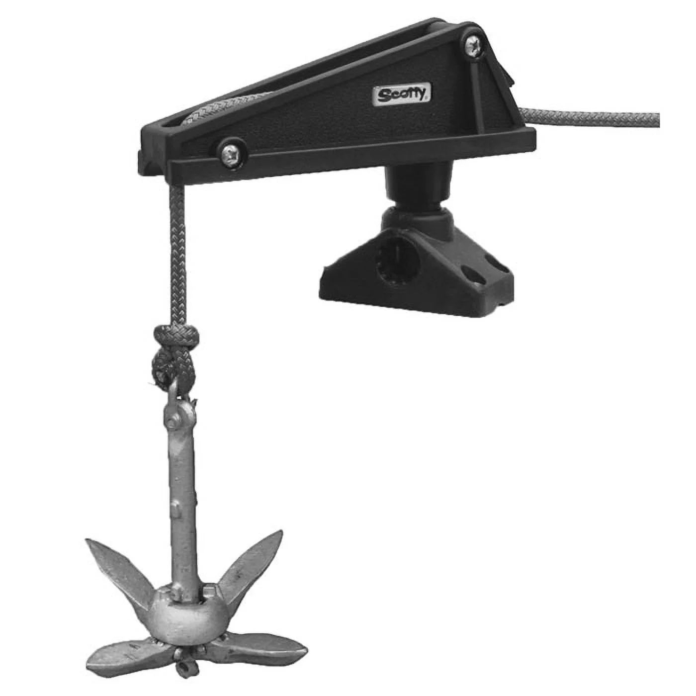 Scotty #276 Anchor Lock, w/ 0241 Side / Deck Mount