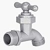 Heavy-Duty Celcon Hose Bibb - 3/4 Inch MIP Inlet to MHT Outlet - Corrosion-Resistant Outdoor Spigot