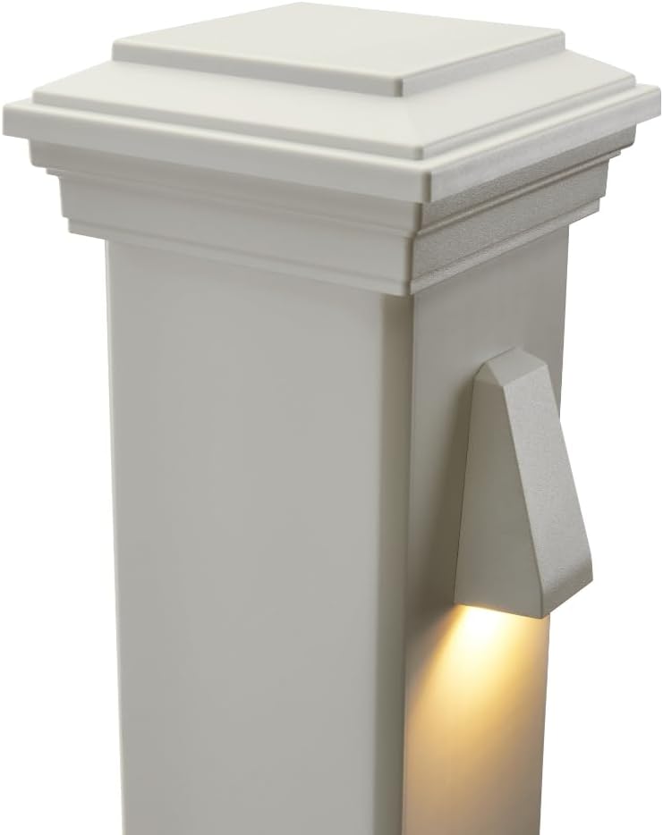 Trex WTALPOSTLAMPLED Wedge Deck Rail Light, Classic White