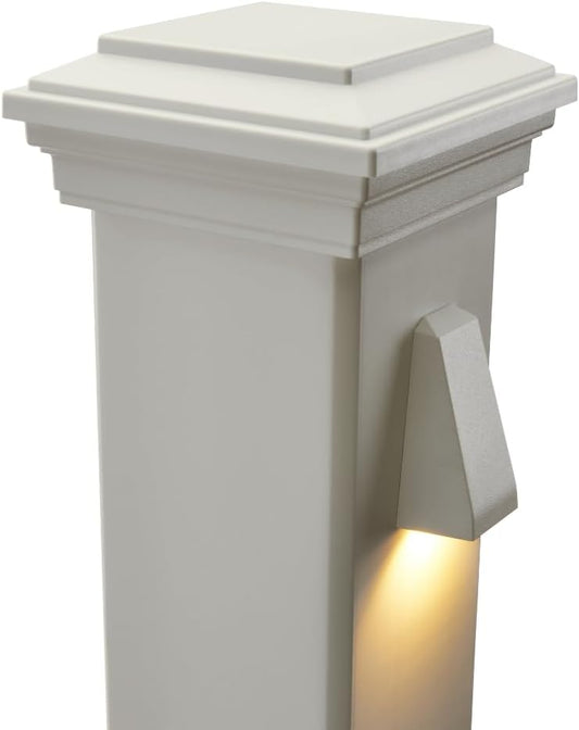 Trex WTALPOSTLAMPLED Wedge Deck Rail Light, Classic White