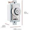 24-Hour Mechanical In-Wall Timer Switch – Programmable Energy Saving Light Controller - Yalz Store