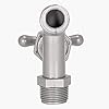 Heavy-Duty Celcon Hose Bibb - 3/4 Inch MIP Inlet to MHT Outlet - Corrosion-Resistant Outdoor Spigot