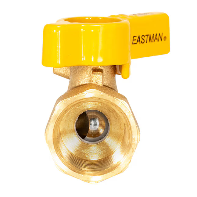 1/2-inch OD Flare x 1/2-inch FIP Heavy-Duty Brass Gas Ball Valve