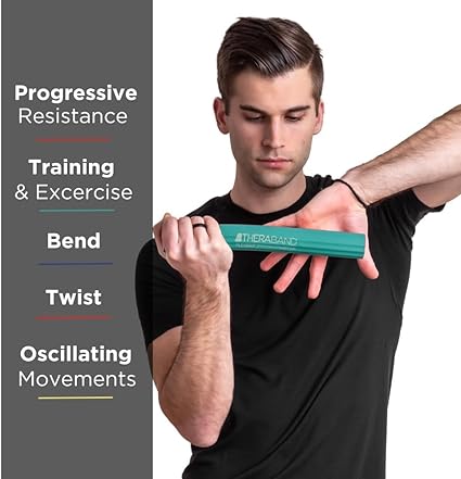 Resistance Flex Bar – Intermediate Level for Strength, Grip, and Elbow Training - Yalz Store