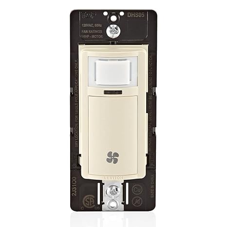 Motion & Humidity Sensor Fan Control – Automatic Bathroom Ventilation Switch - Yalz Store
